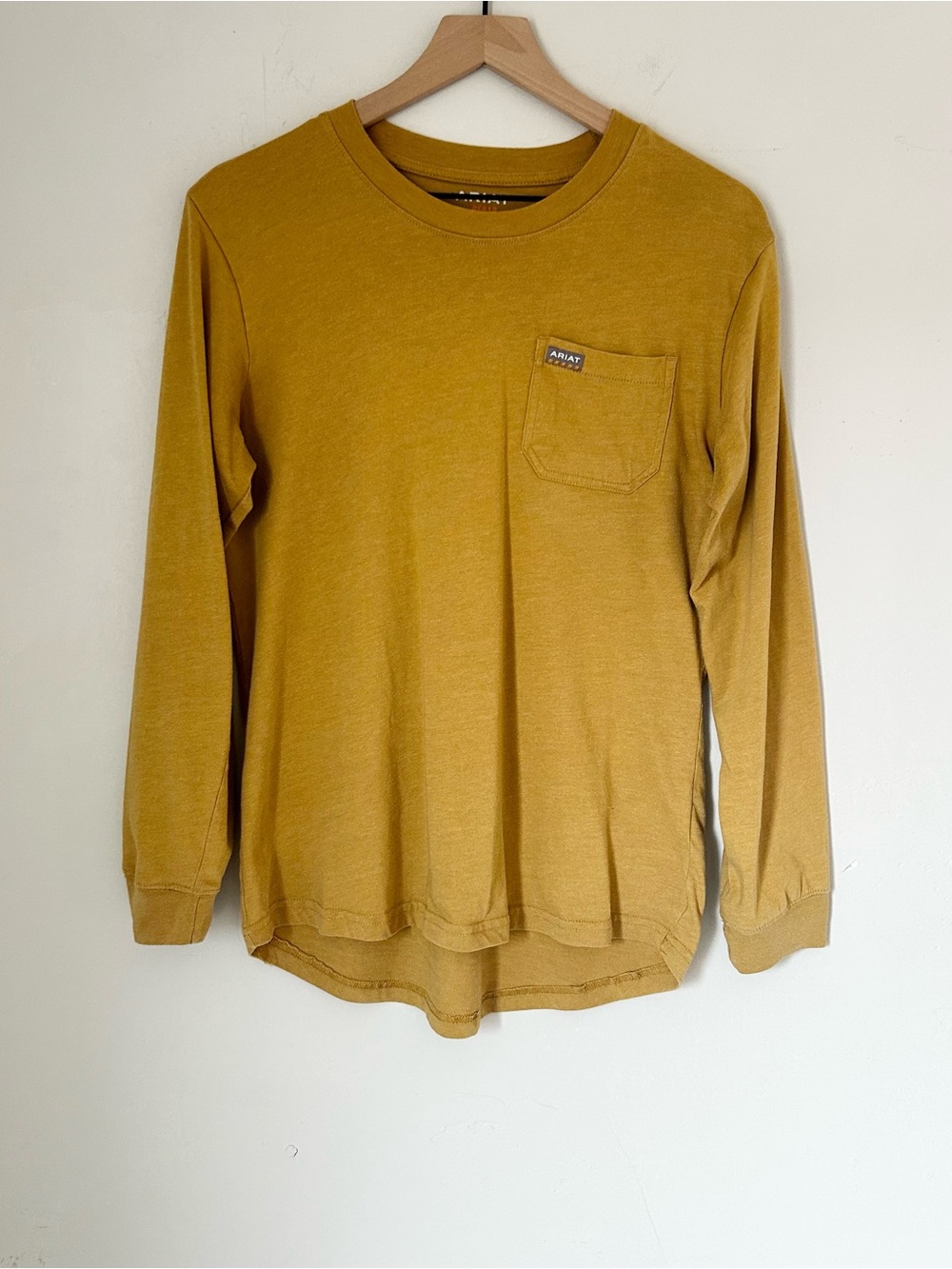 Ariat Rebar Women’s Cotton Strong Yellow Long Sleeve T-shirt